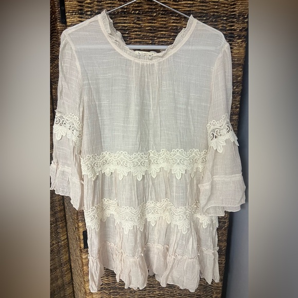 indigo soul- Womens Lace‎ top, Size: Large, Pre- Owned, Good condition - Picture 1 of 5